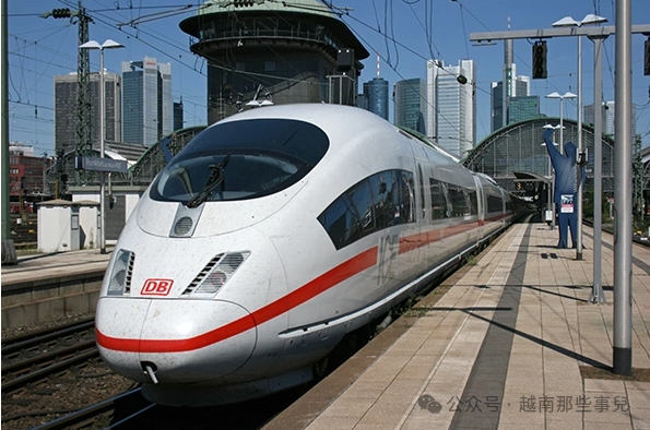 配图：德国高速铁路。