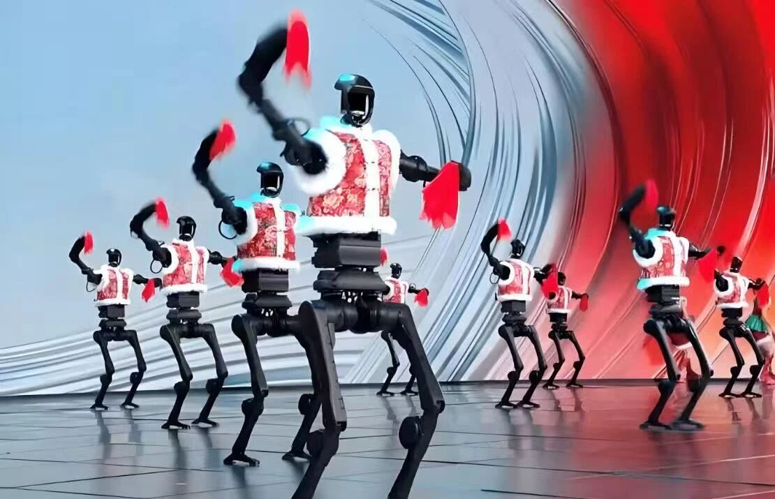 图源：蛇年春晚 宇树机器人