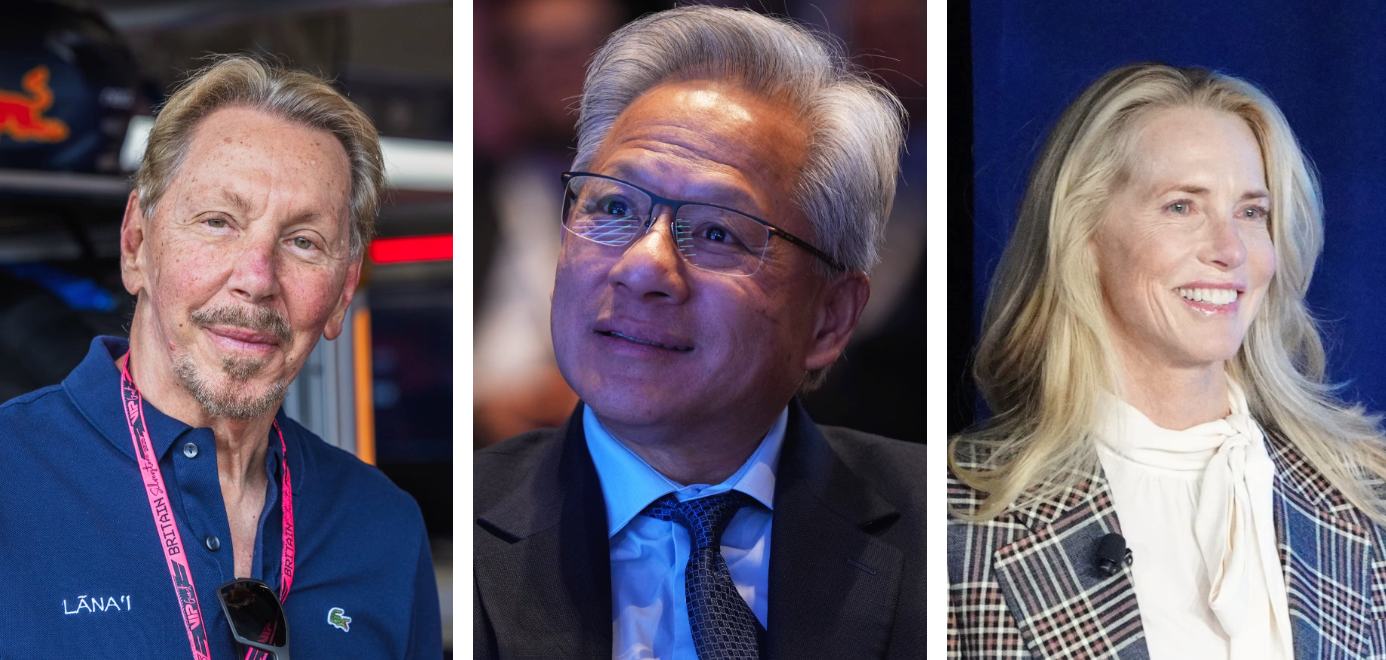 埃里森曾经和黄仁勋、乔布斯遗孀是邻居