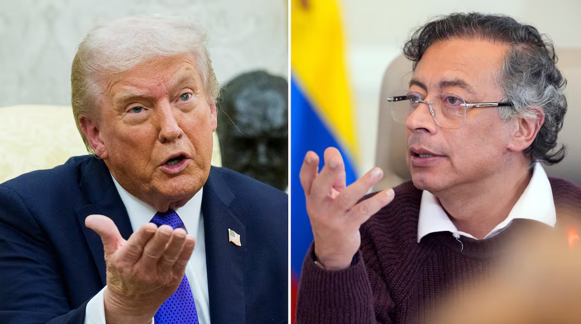 美总统特朗普与哥伦比亚总统佩特罗通电话 通话持续15分钟