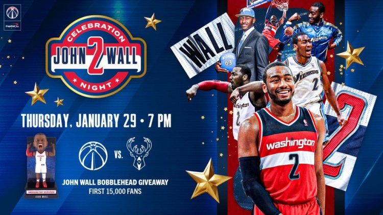 会退役球衣吗？奇才官方宣布在1月29日比赛中致敬约翰·沃尔