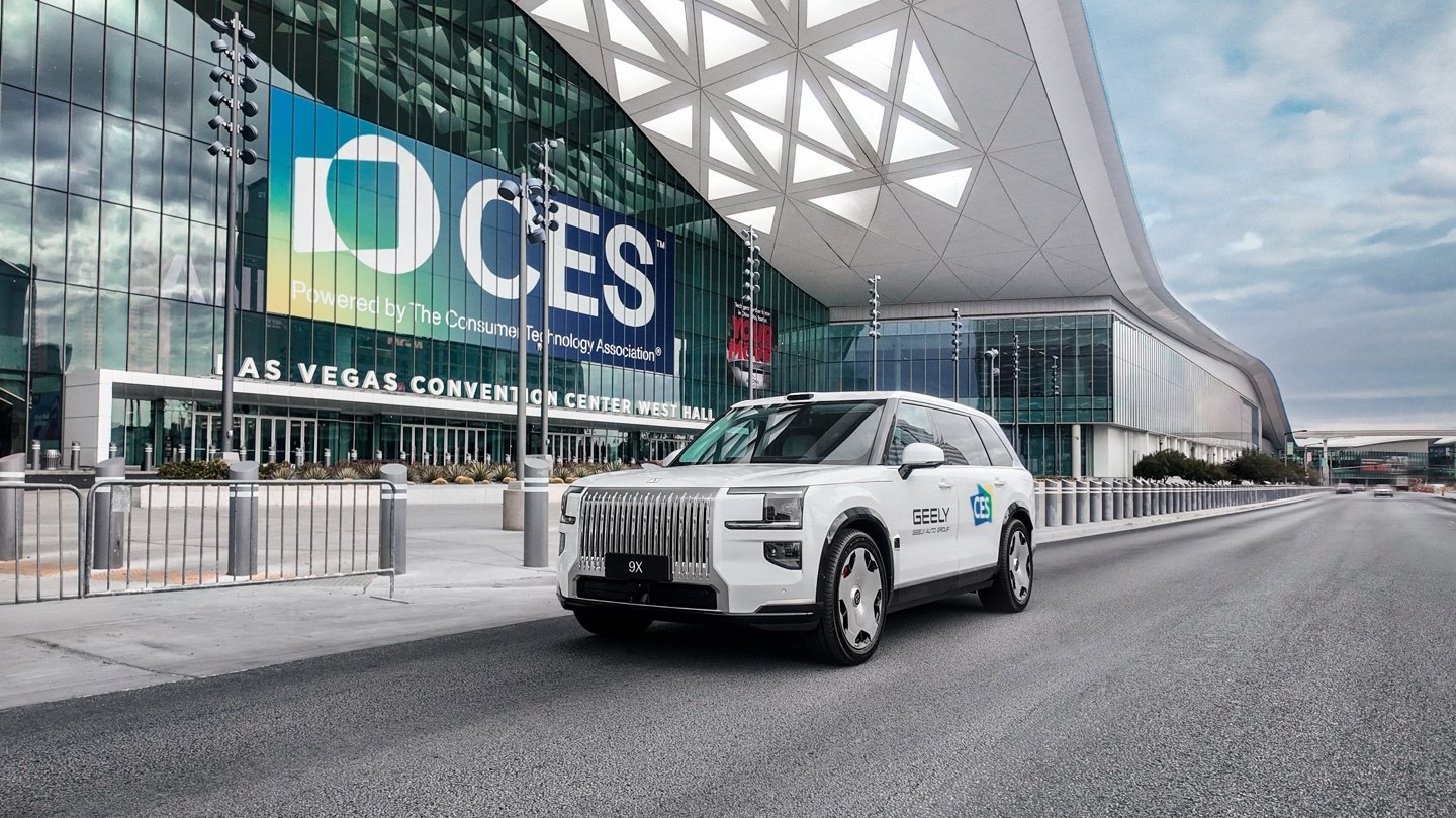 ▲ 在 CES 2026 亮相的极氪 9X，图源极氪官微