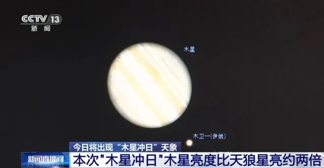 最亮时刻!今日出现“木星冲日”天象|行星|地球|太阳|太阳系|恒星_新浪新闻