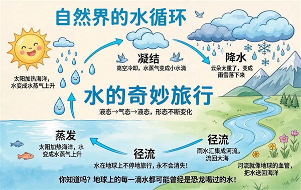  GLM-Image 更擅长绘制包含复杂逻辑流程与文字说明的科普插画及原理示意图