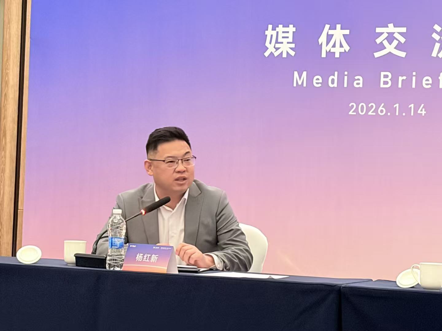 蜂巢能源董事长兼CEO杨红新 图片来源：时代周报记者摄