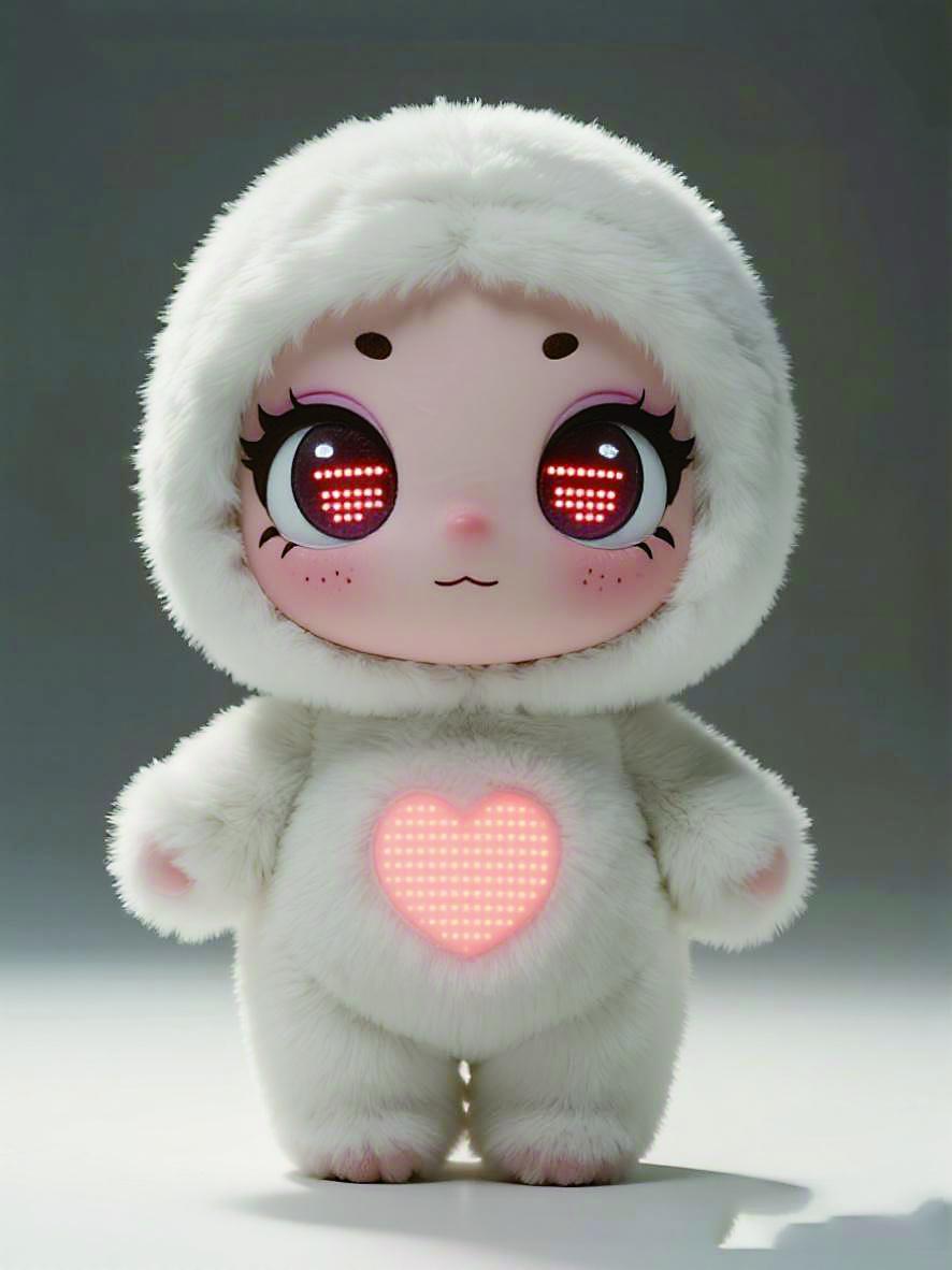 AI生成的毛绒挂件