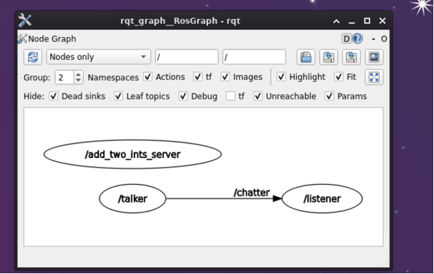 终端1 启动”小乌龟”