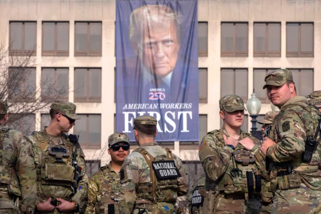 美国国民警卫队在华盛顿特区任务期延长至年底