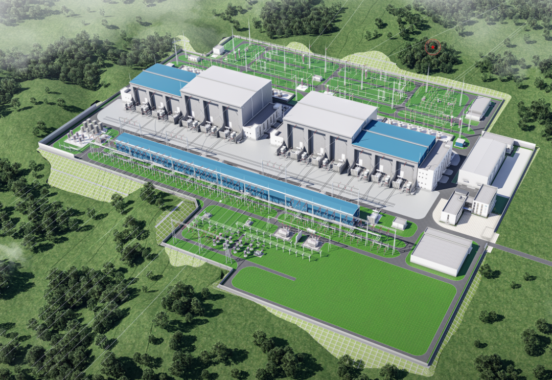 桂北区域换流站成果图