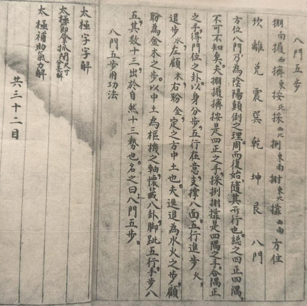 三十二目老拳谱：杨家太极拳的百科全书（下）