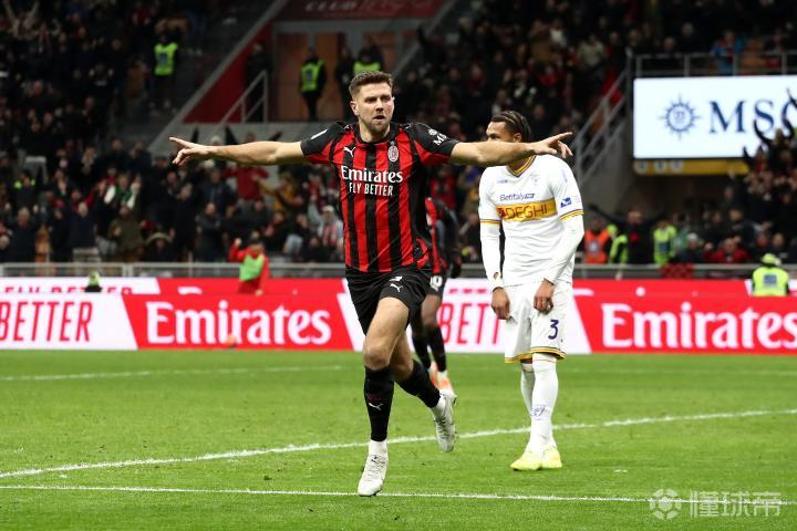 对阵莱切制胜，菲尔克鲁格成米兰队史意甲破门德国球员第三人