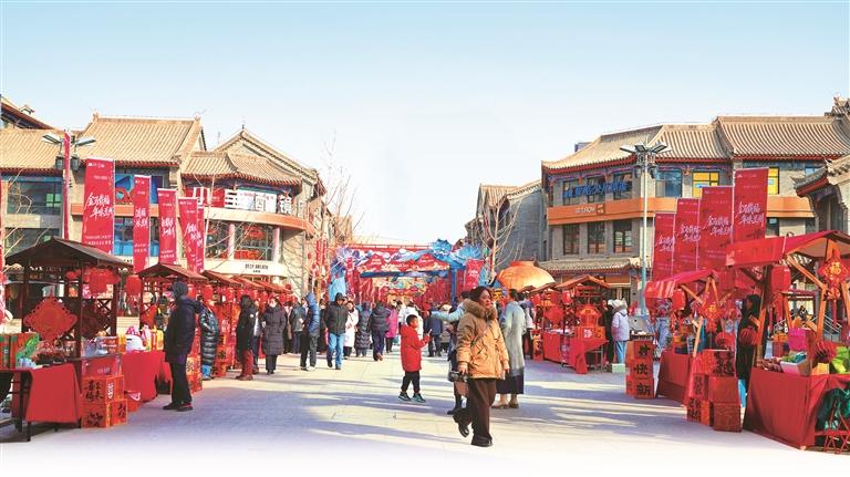 兰州老街分会场400米“享丝路美食”文化长廊。 通讯员 祁华林 摄