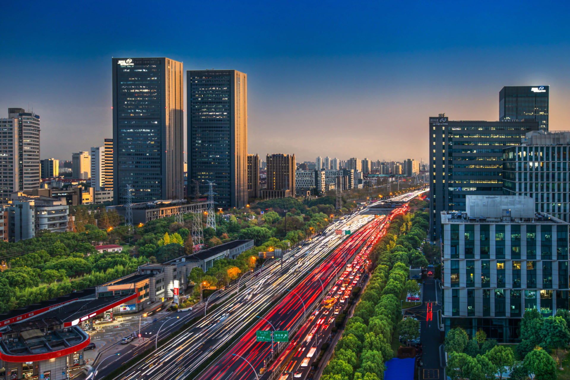 漕河泾开发区本部 （受访者供图）