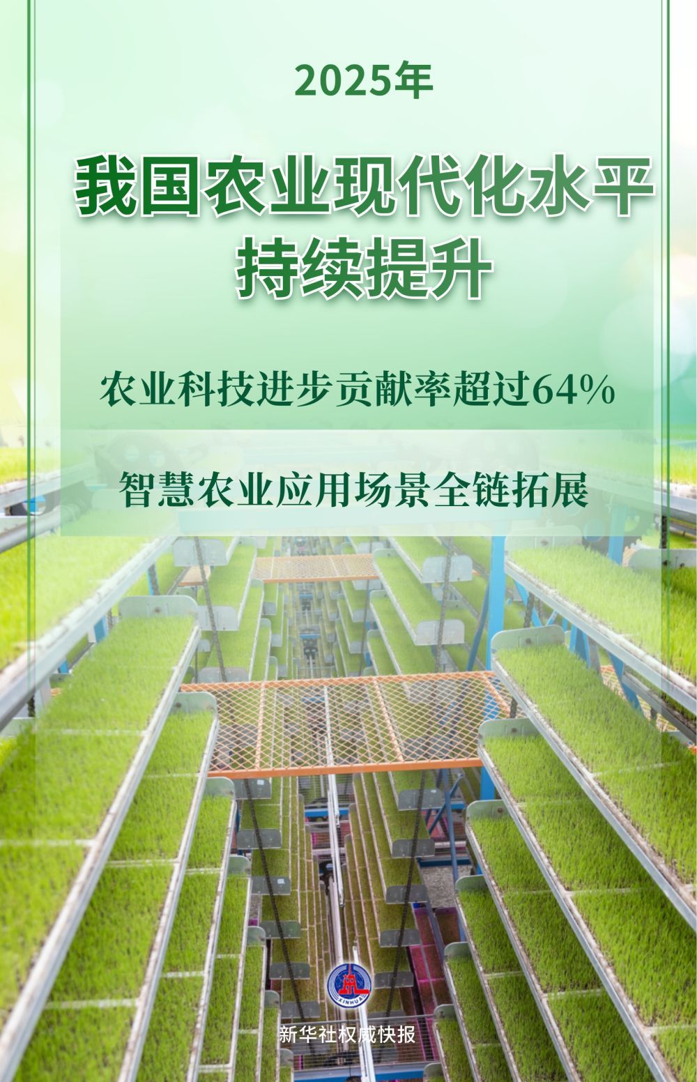 向新向智！2025年我国农业现代化水平持续提升