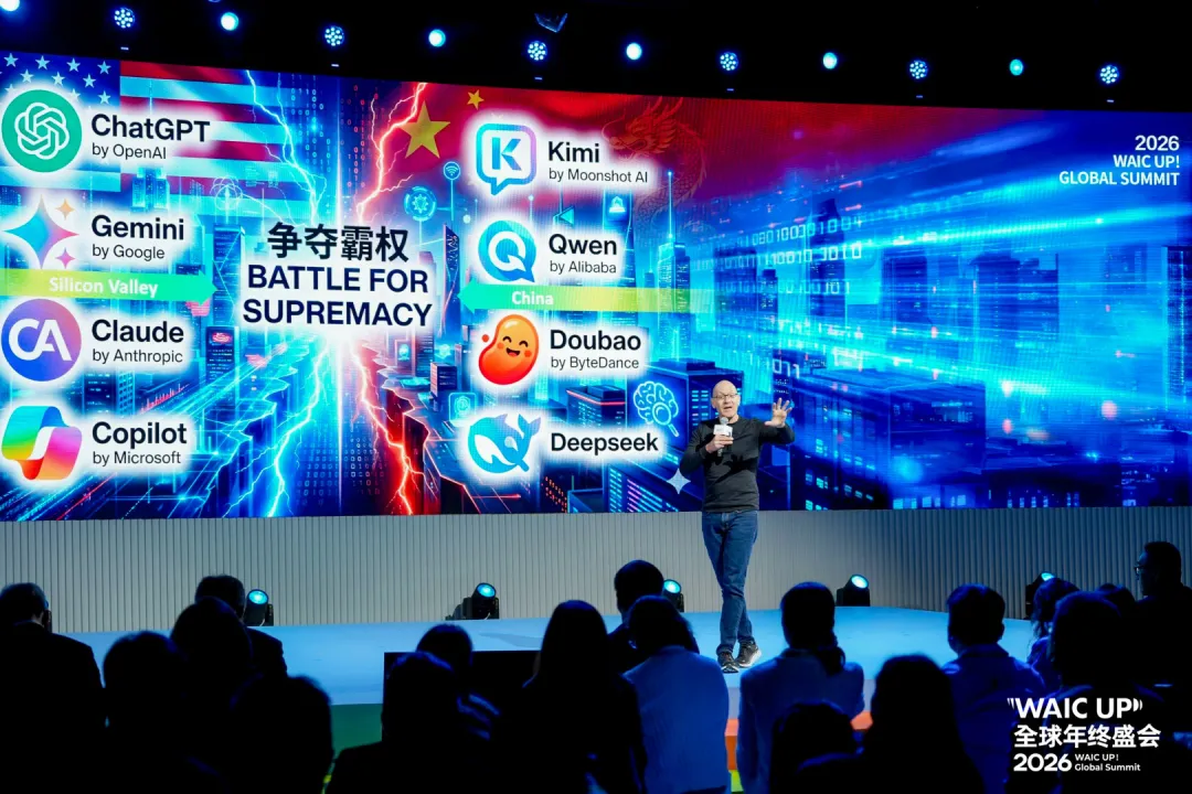 AI 公司之间的「军备竞赛」｜图源：WAIC UP!