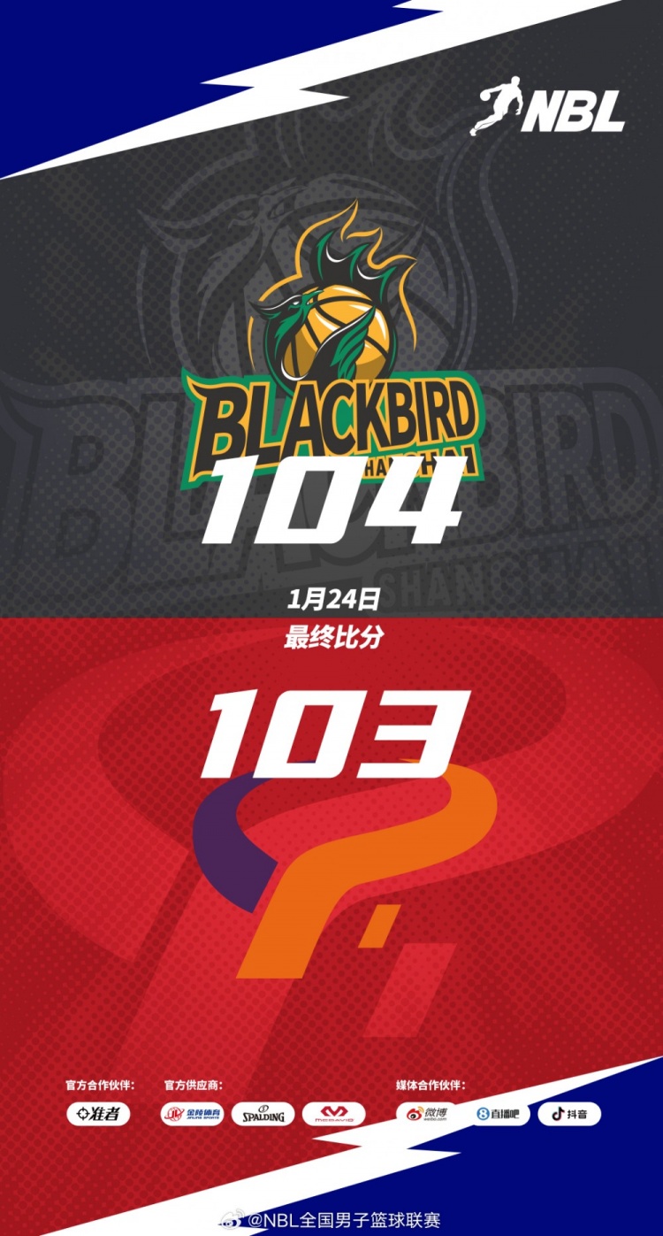 【战报】2025-26赛季NBL联赛第10场焦点战 上海玄鸟险胜杭州经纬