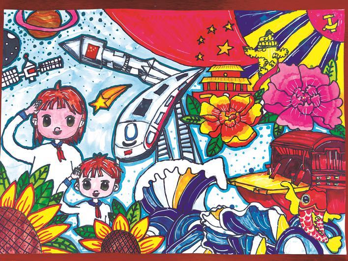 　N斜桥镇中心小学303班 凌佳琪　指导老师 吴敬宇