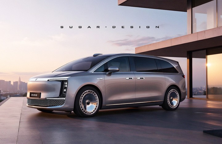 ▲ 尊界 MPV 渲染图，图源：SugarDesign