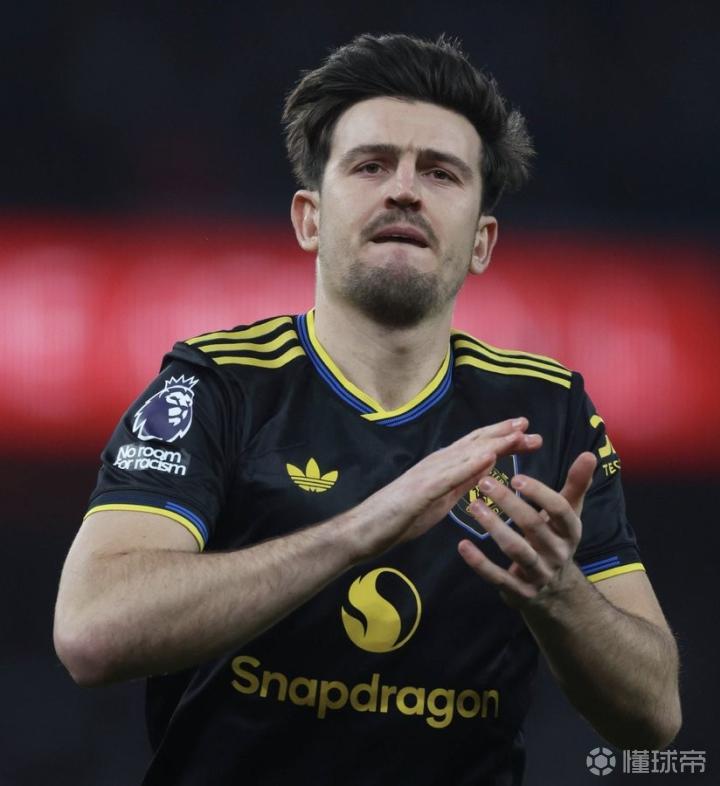 稳固的一环，马奎尔vs阿森纳对抗成功率100%+解围9次