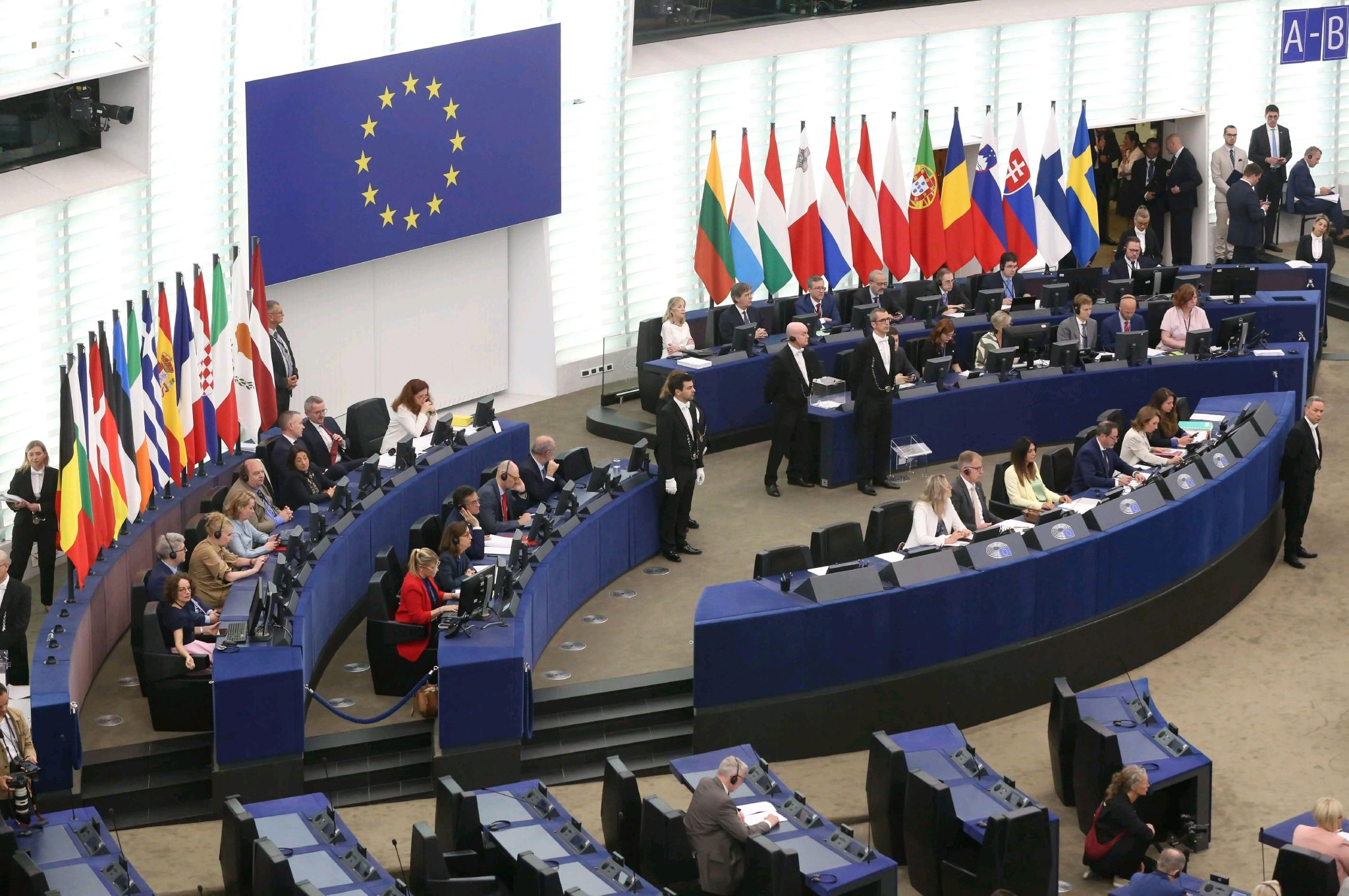 △欧洲议会（资料图）