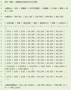 AI规划的出游行程。受访者供图