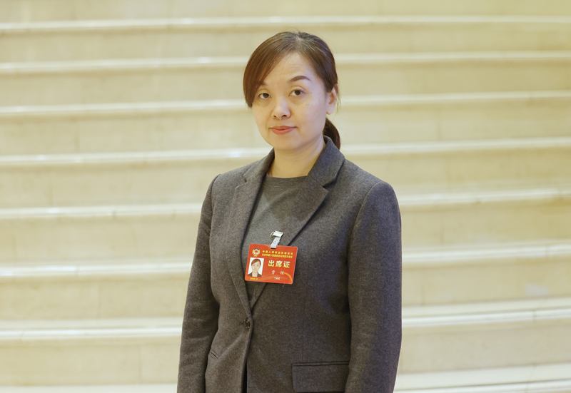 北京市政协委员，北京新能源汽车股份有限公司工程研究院副院长、商品创造中心副主任曹琛。新京报记者 王贵彬 摄