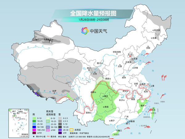 明起三天新一轮大范围雨雪影响我国 部分地区有大到暴雪