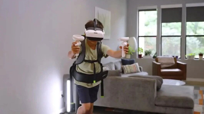     高斯散射将360度相机拍摄的画面转换为3D环境，用于工业培训和任务规划等应用（来源：Virtuix官网）