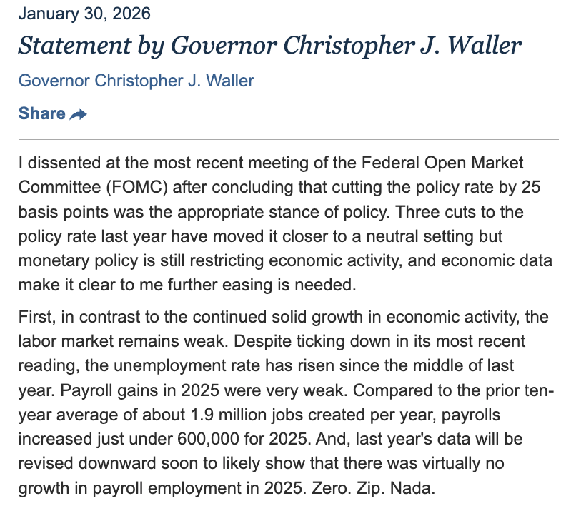 （来源：美联储官网）