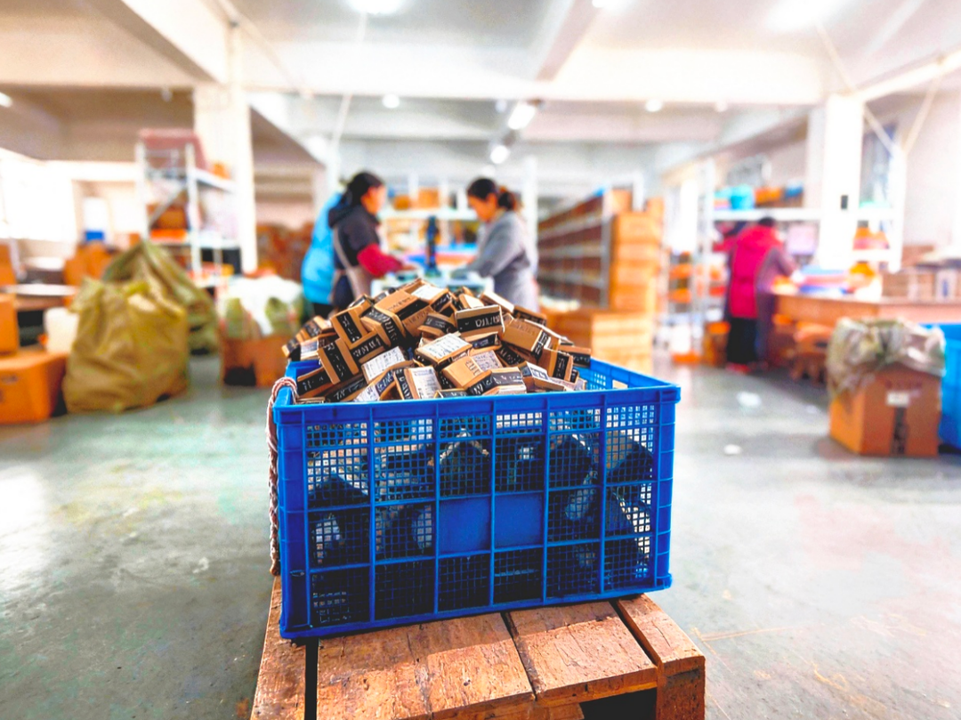 ▲发往西部地区的快递数量有明显增长。Zoe|摄