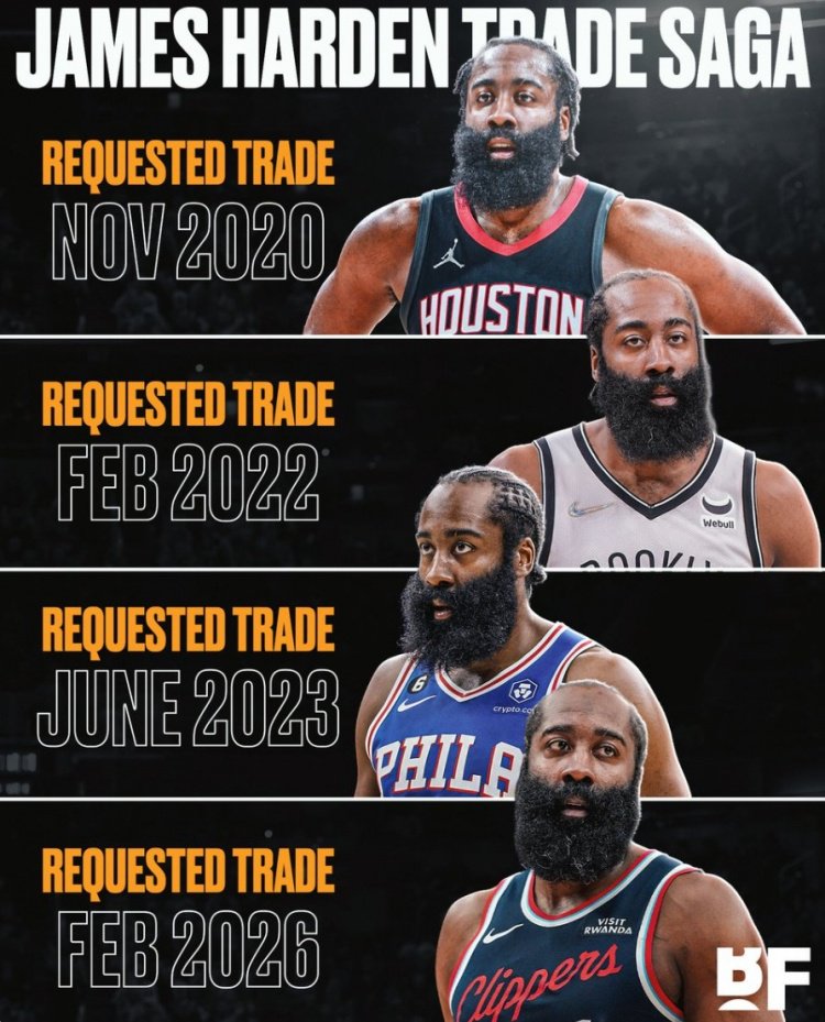 颠沛流离！回顾哈登生涯4次主动易主 6年5队0冠&在骑士能否圆梦？