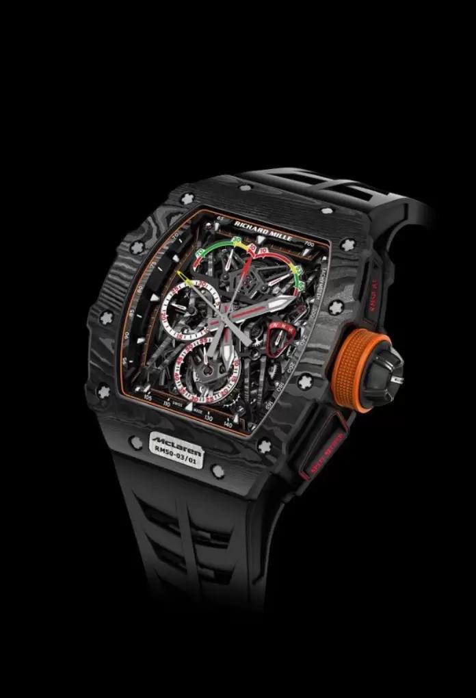 RM 50-03 McLaren F1超轻双秒追针陀飞轮计时码表（2017）