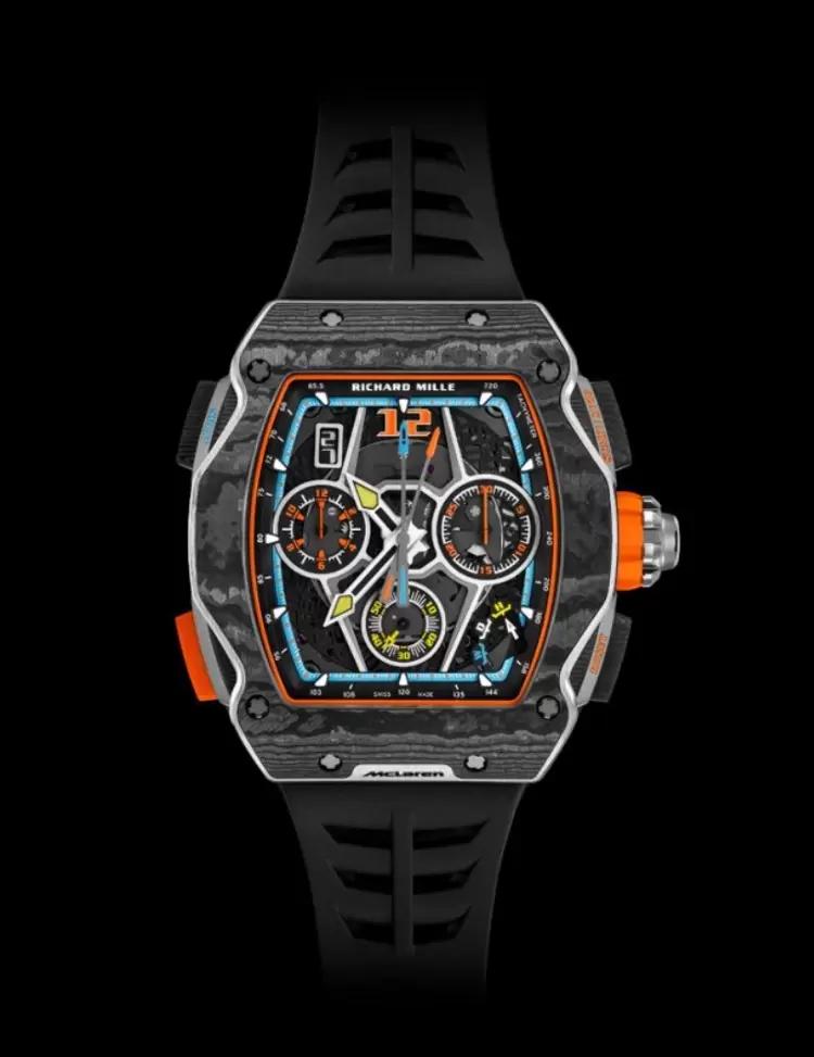 RM 65-01 McLaren W1自动上链双秒追针计时码表（2024）
