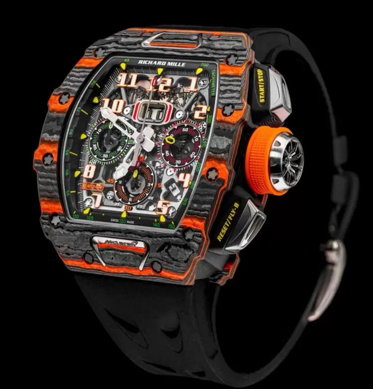 RM 11-03 McLaren自动上链飞返计时码表（2018）