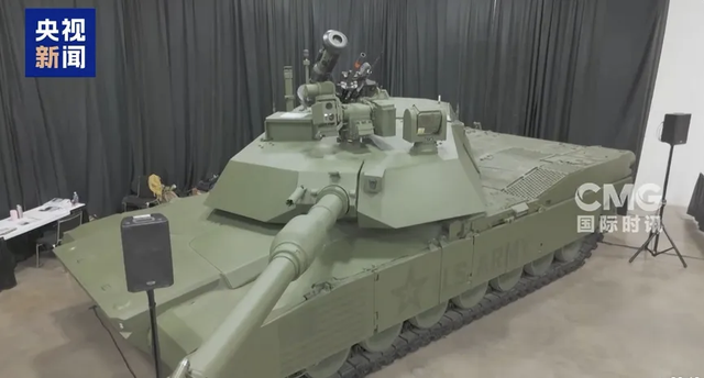 好意思国M1E3“艾布拉姆斯”主战坦克原型车（着手：央视新闻）