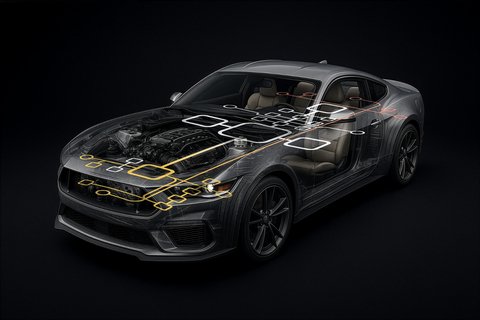 E/E 架构代表着对现代车辆内部“神经系统”的一次彻底革新。照片版权归 Artlist Ltd. 所有（2026）