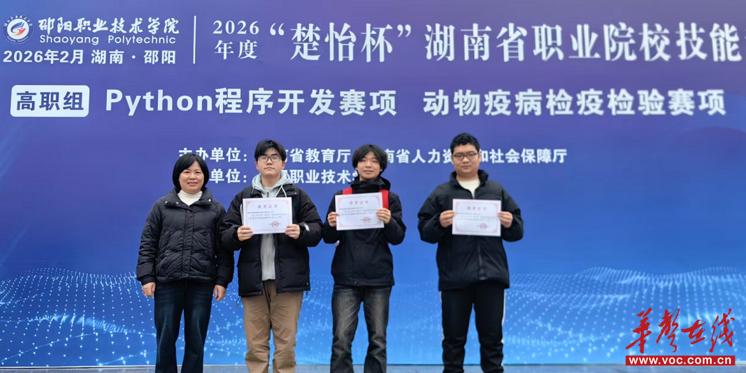 Python程序开发赛项获奖师生​
