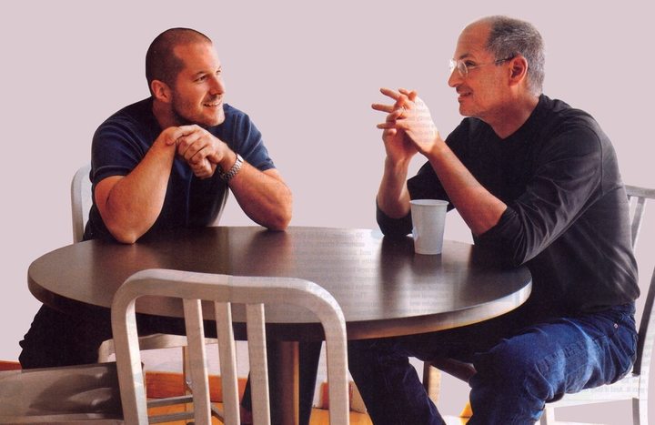 ▲Jony Ive 和 Jobs
