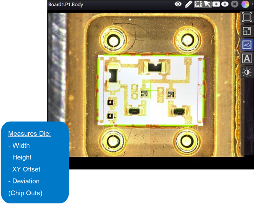 图4：光学组装后测量数据。来源：Nordson测试与检测
