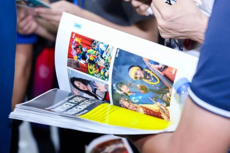 ▲铜版纸喷墨样张及生产场景