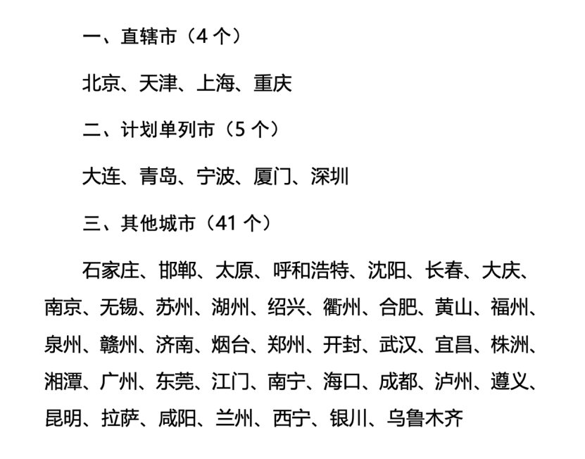 （有奖发票试点城市名单）
