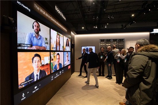 ▲ 三星The Wall All-In-One 提高了视频会议的沉浸体验。