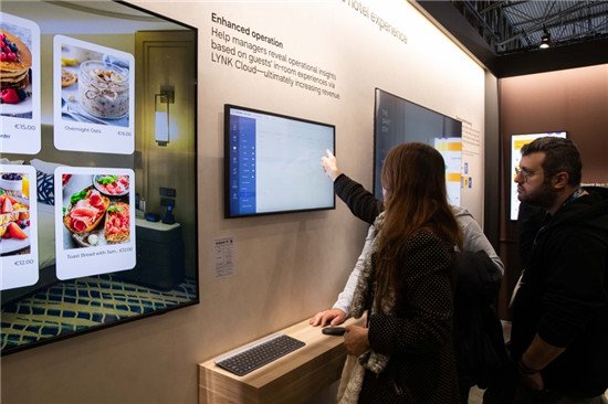 ▲ 通过 LYNK Cloud，酒店管理者可通过数据洞察深入了解宾客偏好。