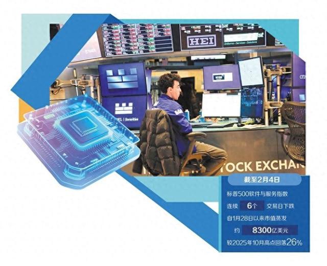 1月26日，交易员在美国纽约证券交易所交易大厅内工作。 新华社记者 刘亚南摄