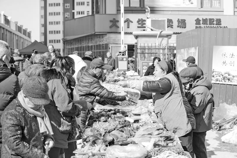 　　赶大集、办年货，宜君印台两地群众喜迎新春。通讯员 武朝旭 许建磊摄