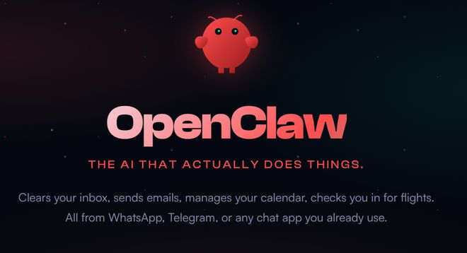 （来源：https://openclaw.ai/）