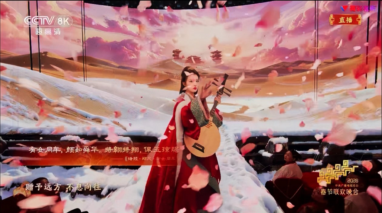 图源：时代周报记者截图自春晚