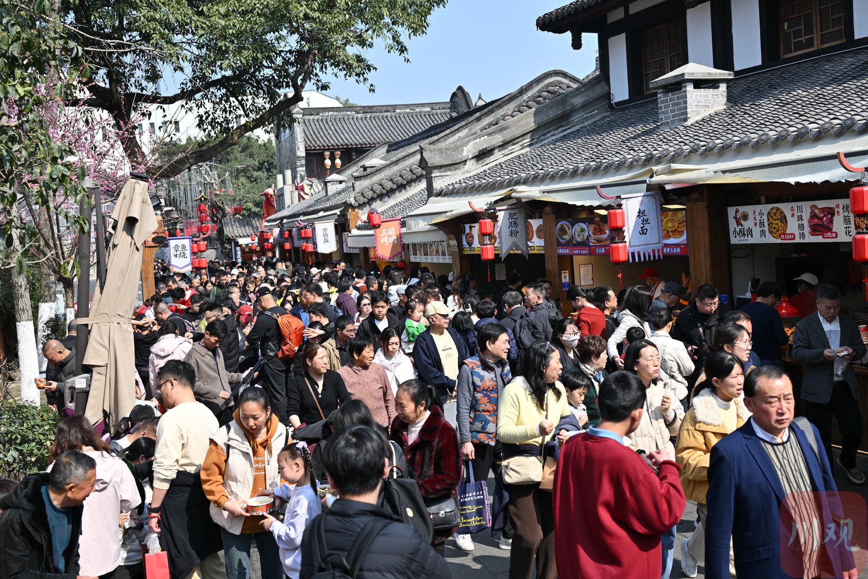 C视频丨成都锦里藏着最浓年味儿 逛吃赏演氛围感拉满|成都市_新浪财经_新浪网