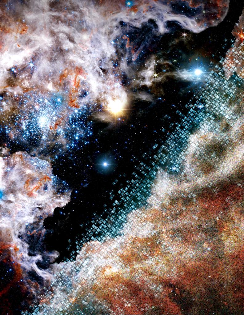 　　图为天文AI模型星衍概念图。（受访者供图）