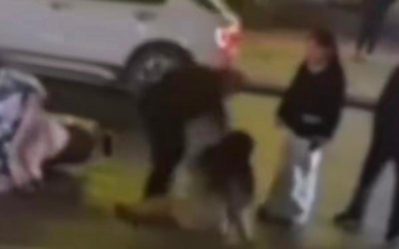 ▲“15岁女孩被当街暴打”引众怒，官方通报：打人夫妻被采取刑事强制措施。图/长江日报视频号